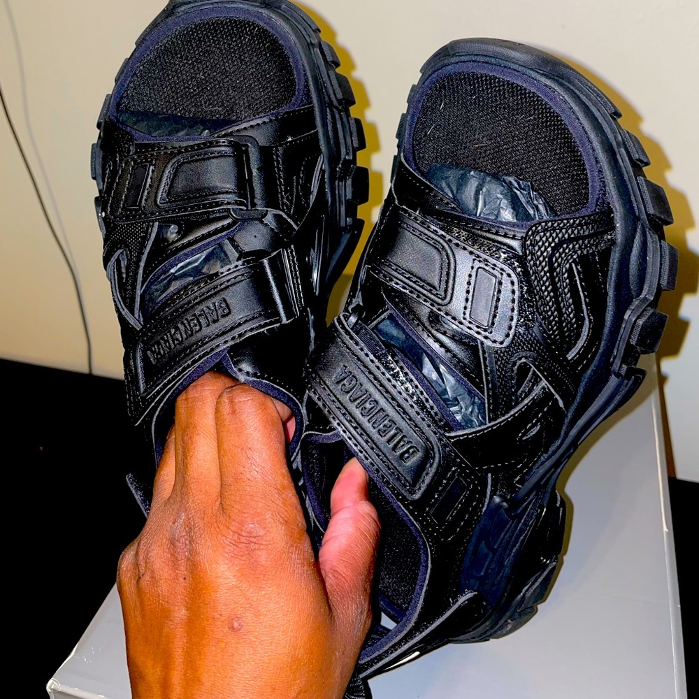 Authentic Balenciaga Track Sandals.